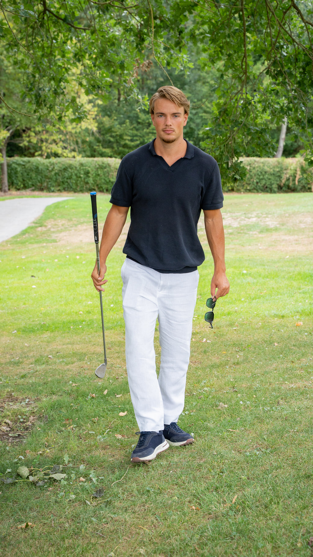 Pantalon Lin Positano Blanc