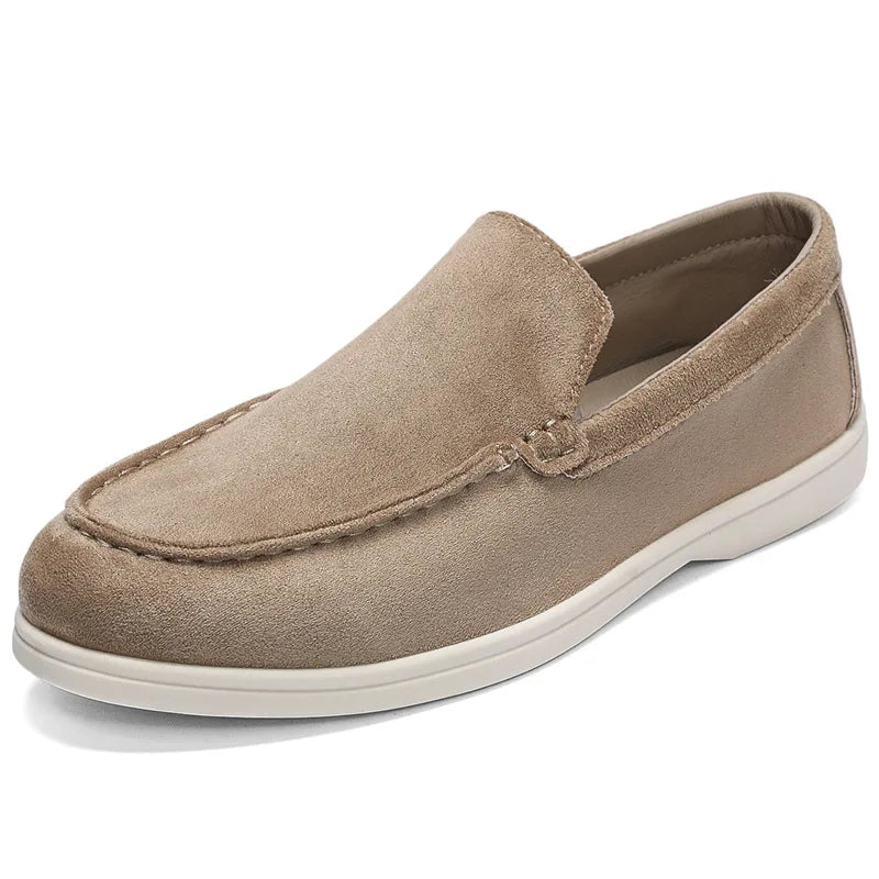 Mocassin Suède Portofino Beige