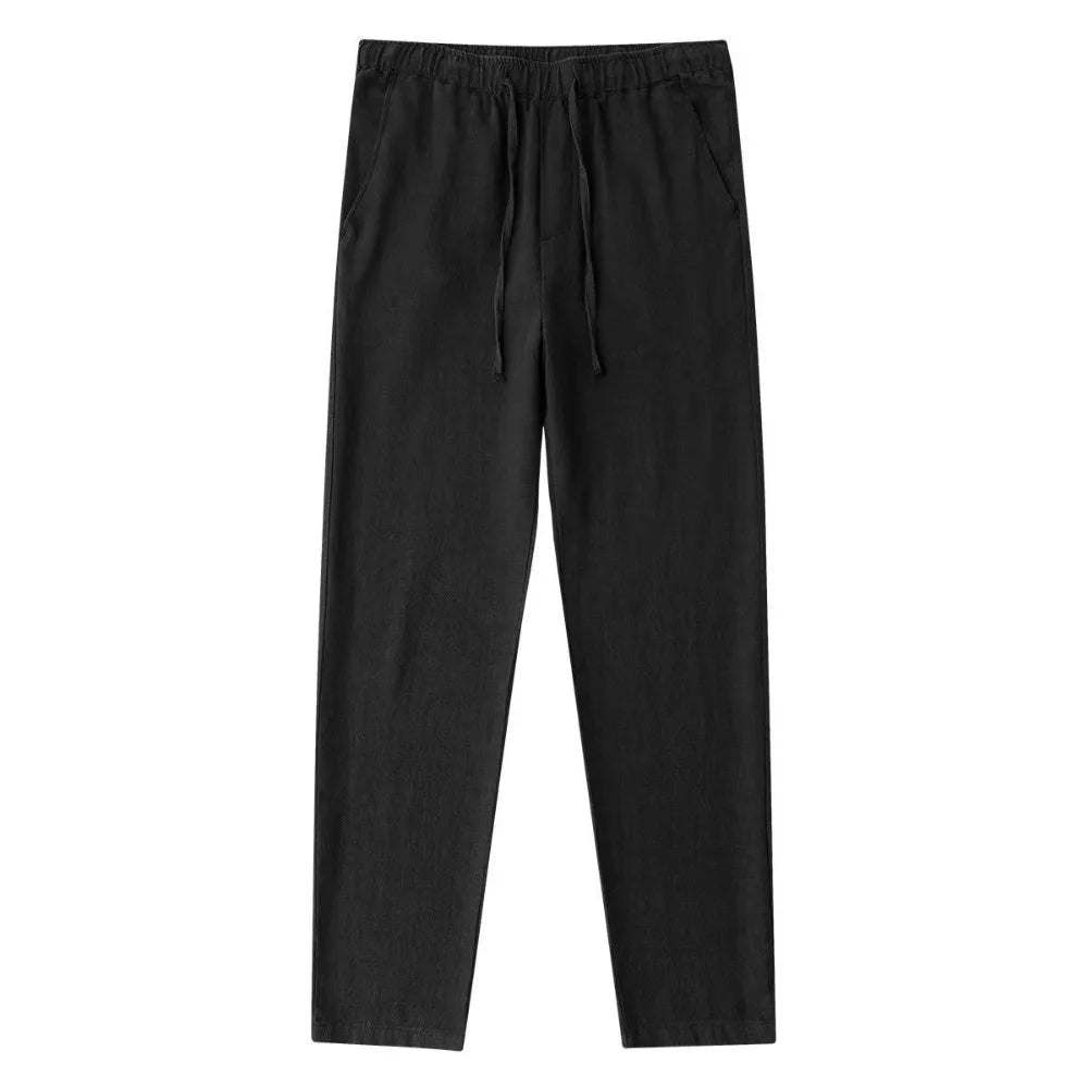 Pantalon Lin Positano Noir
