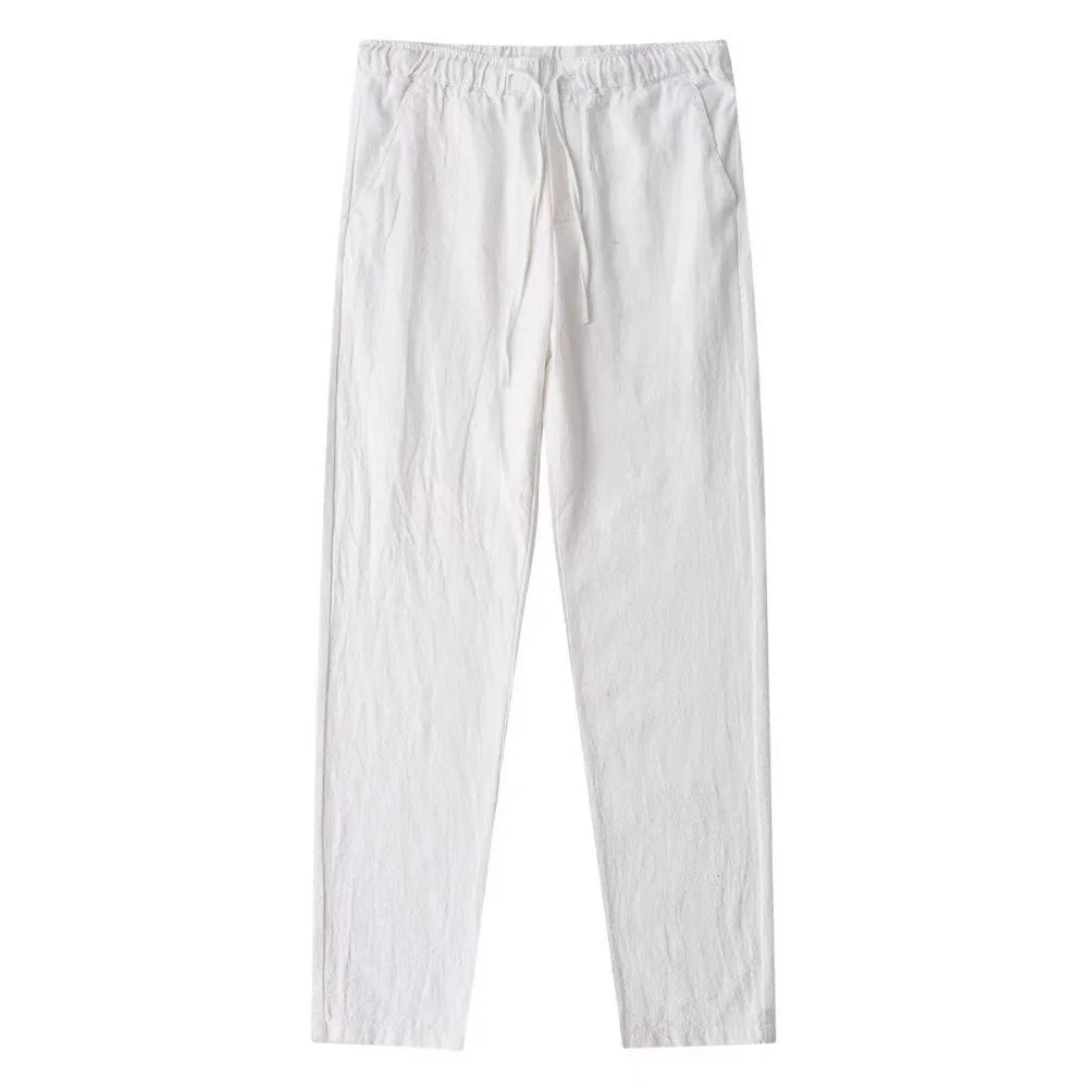 Pantalon Lin Positano Blanc