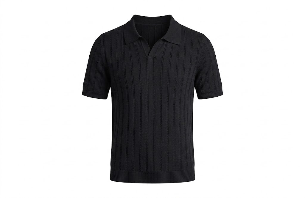 Polo Maille Capri Noir