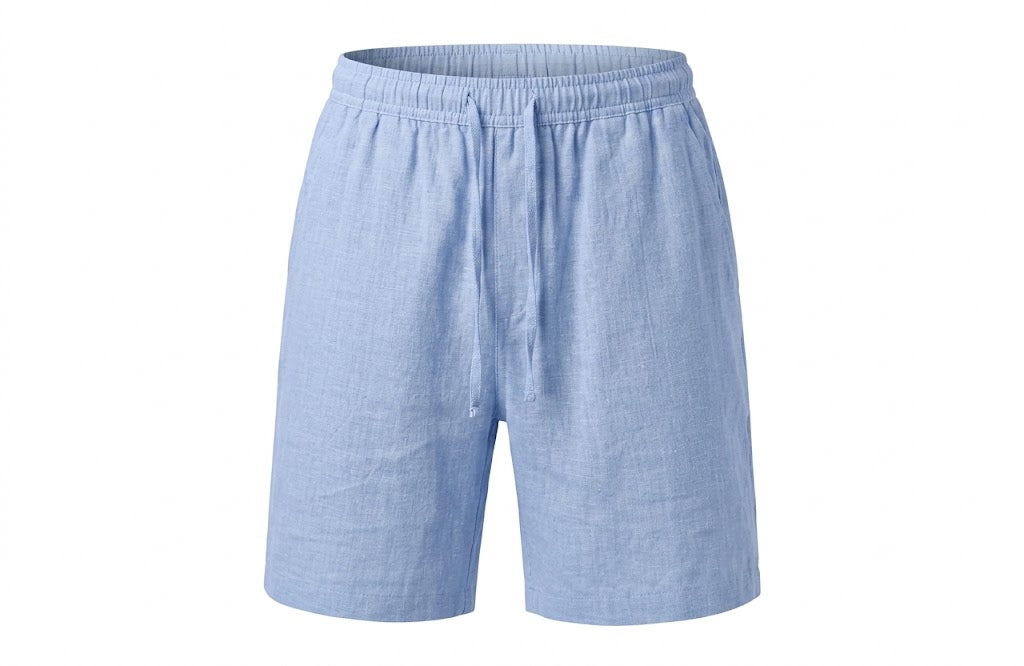 Short Coton Sperlonga Bleu Ciel